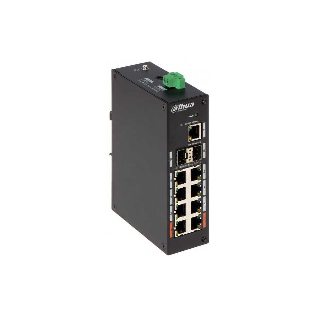 Комутатор мережевий Dahua DH-PFS3211-8GT-120 - зображення 1