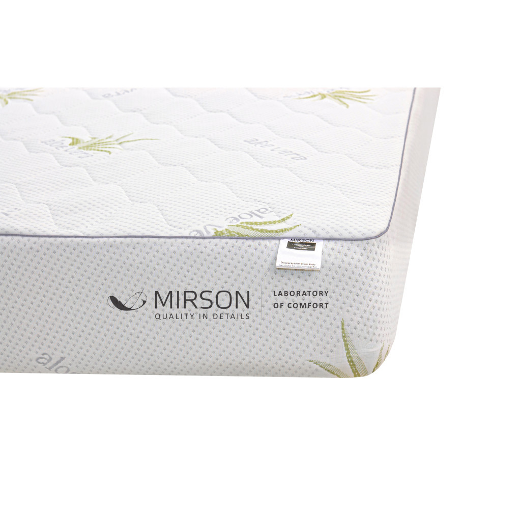 Наматрацник MirSon №1007 Alberto Eco Strong Aloe Vera 90х190 см (2200001490437) - зображення 1