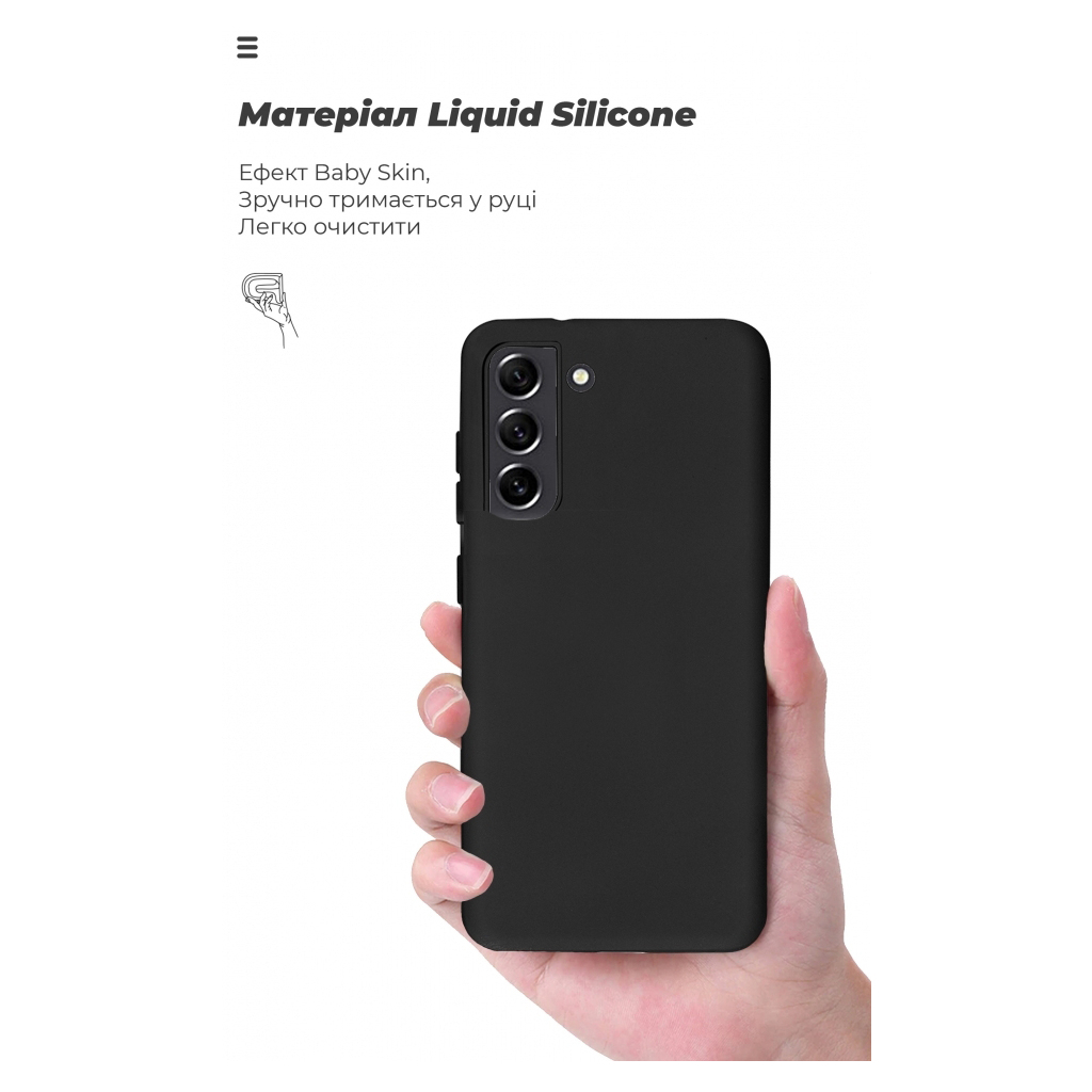 Чохол до мобільного телефона Armorstandart ICON Case Samsung S21 FE 5G (G990) Black (ARM67949) - зображення 6