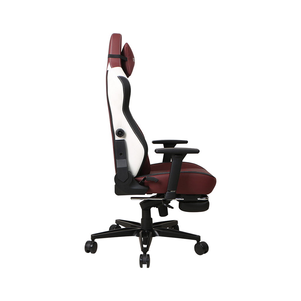 Крісло ігрове 1stPlayer Duke Black-White-Red (Duke BlackWhiteRed) - зображення 4