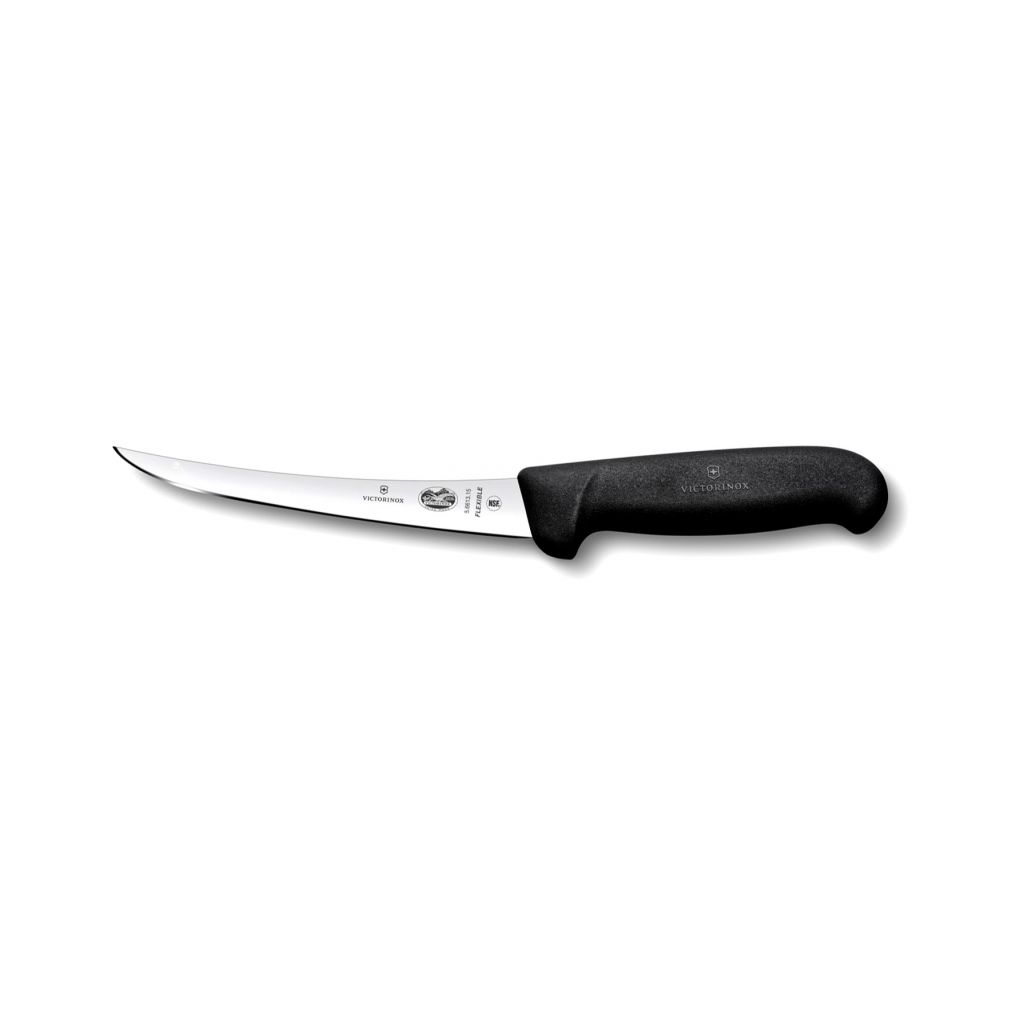 Кухонний ніж Victorinox Fibrox Boning Flexible 12 см Black (5.6613.12) - зображення 1
