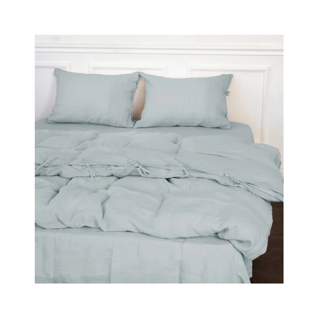 Постільна білизна MirSon Льон Natural Linen Caspian 200х220 (2200008248260) - зображення 1