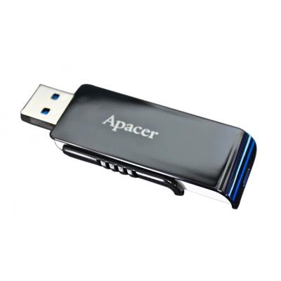 USB флеш накопичувач Apacer 64GB AH350 Black RP USB 3.0 (AP64GAH350B-1) - зображення 9