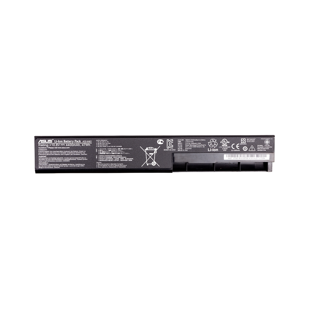 Акумулятор до ноутбука ASUS X401 (A32-X401) 10.8V 4400mAh PowerPlant (NB431083) - зображення 1