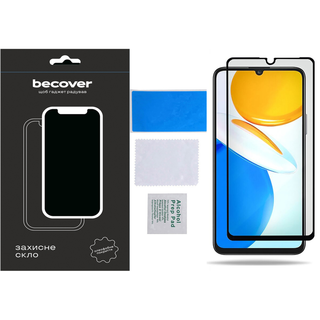 Скло захисне BeCover Honor X7/X7A Black (710104) - зображення 4
