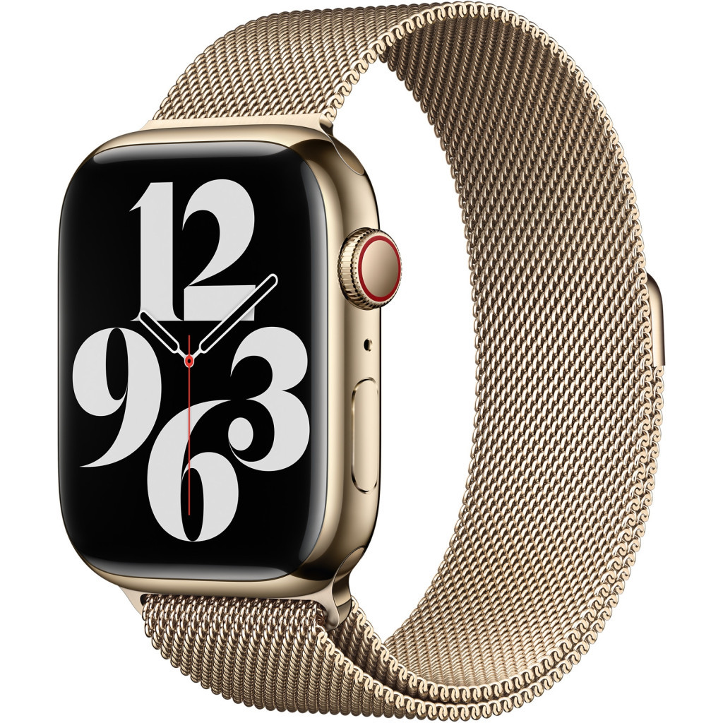 Ремінець до смарт-годинника Apple 45mm Gold Milanese Loop (MTJP3ZM/A) - зображення 4