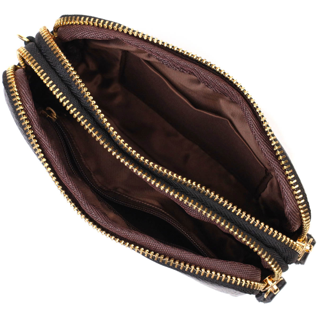 Сумка Vintage З натуральної шкіри Чорна (22088) - зображення 5