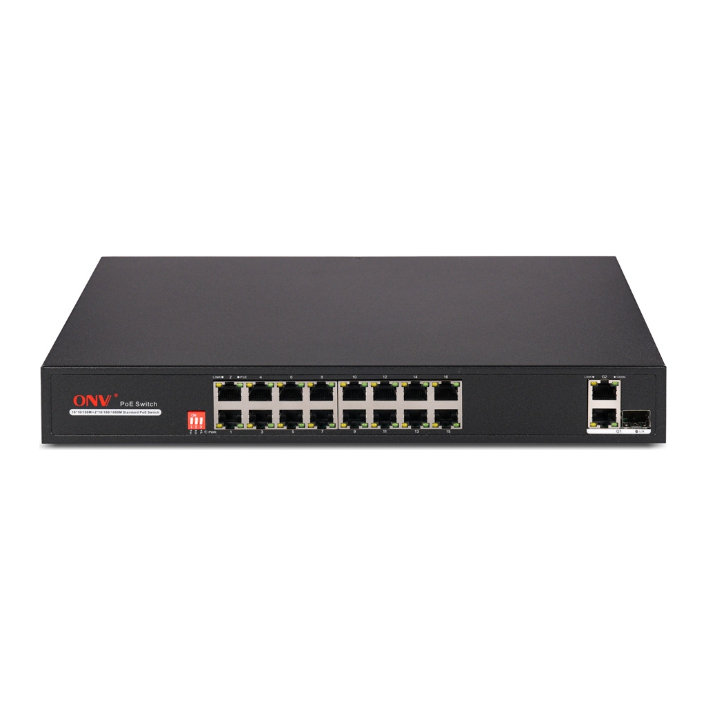 Комутатор мережевий Onv ONV-H1016PLD - зображення 2