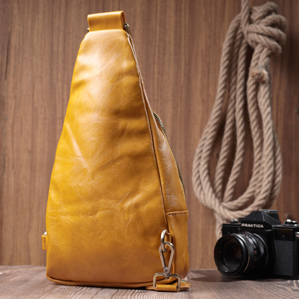 Сумка Vintage З екошкіри Жовта (22775) - зображення 10