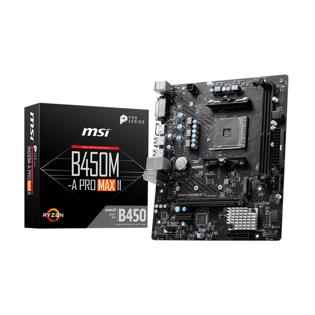 Материнська плата MSI B450M-A PRO MAX II - зображення 2