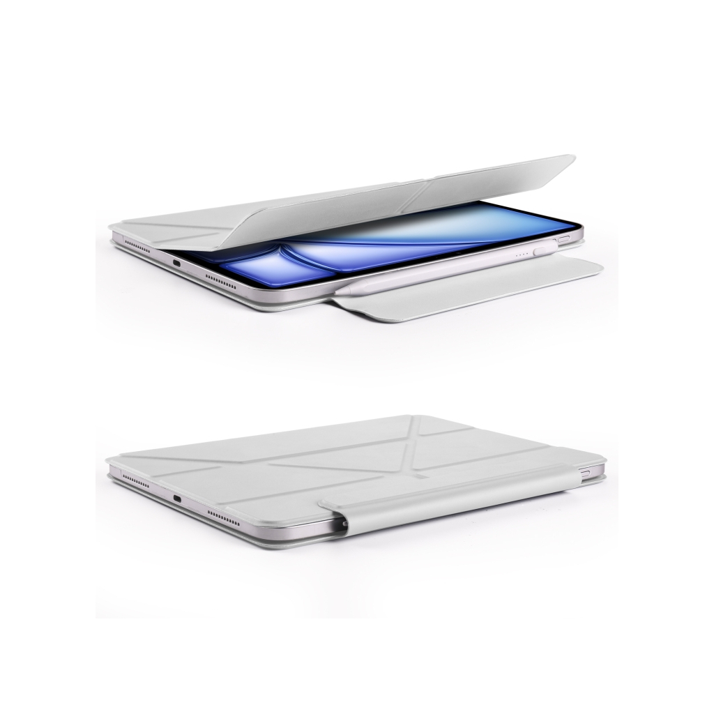 Чохол до планшета BeCover Ultra Slim Origami Magnetic Apple iPad Mini 7 2024 Gray (712949) - зображення 6