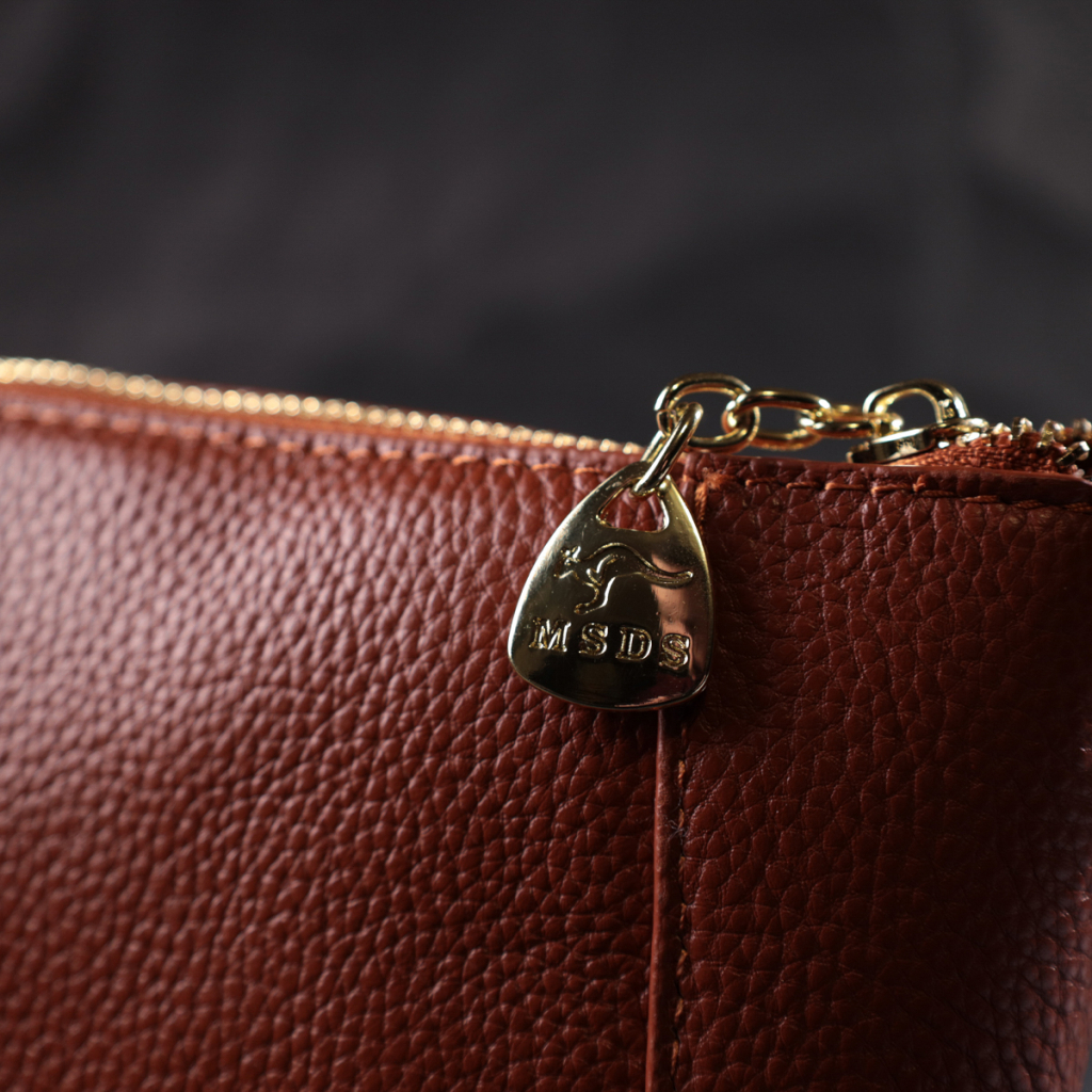 Сумка Vintage Жіноча через плече з натуральної шкіри Коричнева (22300) - зображення 11