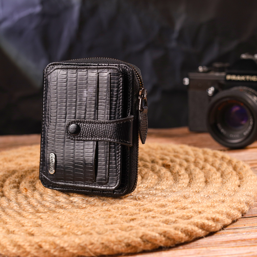 Портмоне Canpellini З натуральної шкіри Чорне (21494) - зображення 9