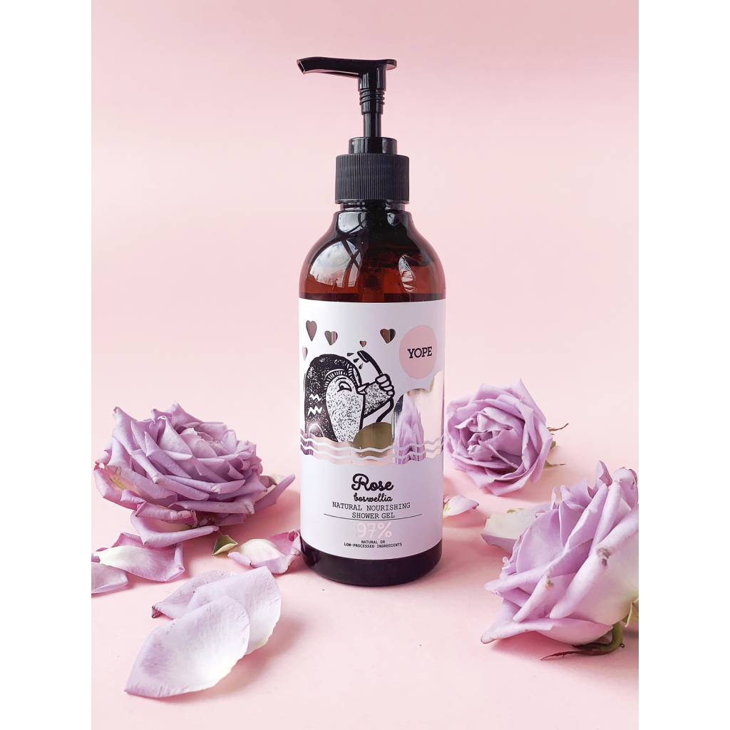 Гель для душу Yope Rose and Boswellia 400 мл (5900168908277) - зображення 5