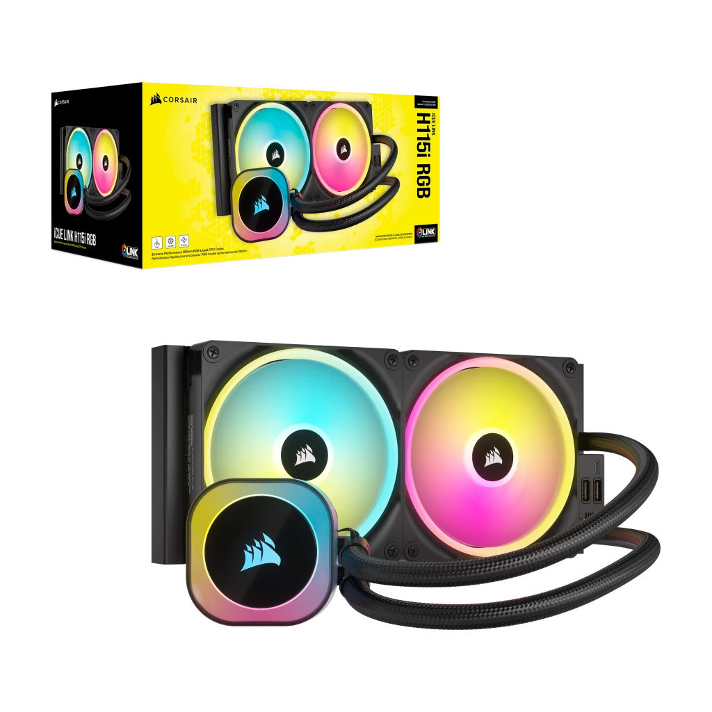 Система рідинного охолодження Corsair iCUE Link H115i RGB (CW-9061002-WW) - изображение 9