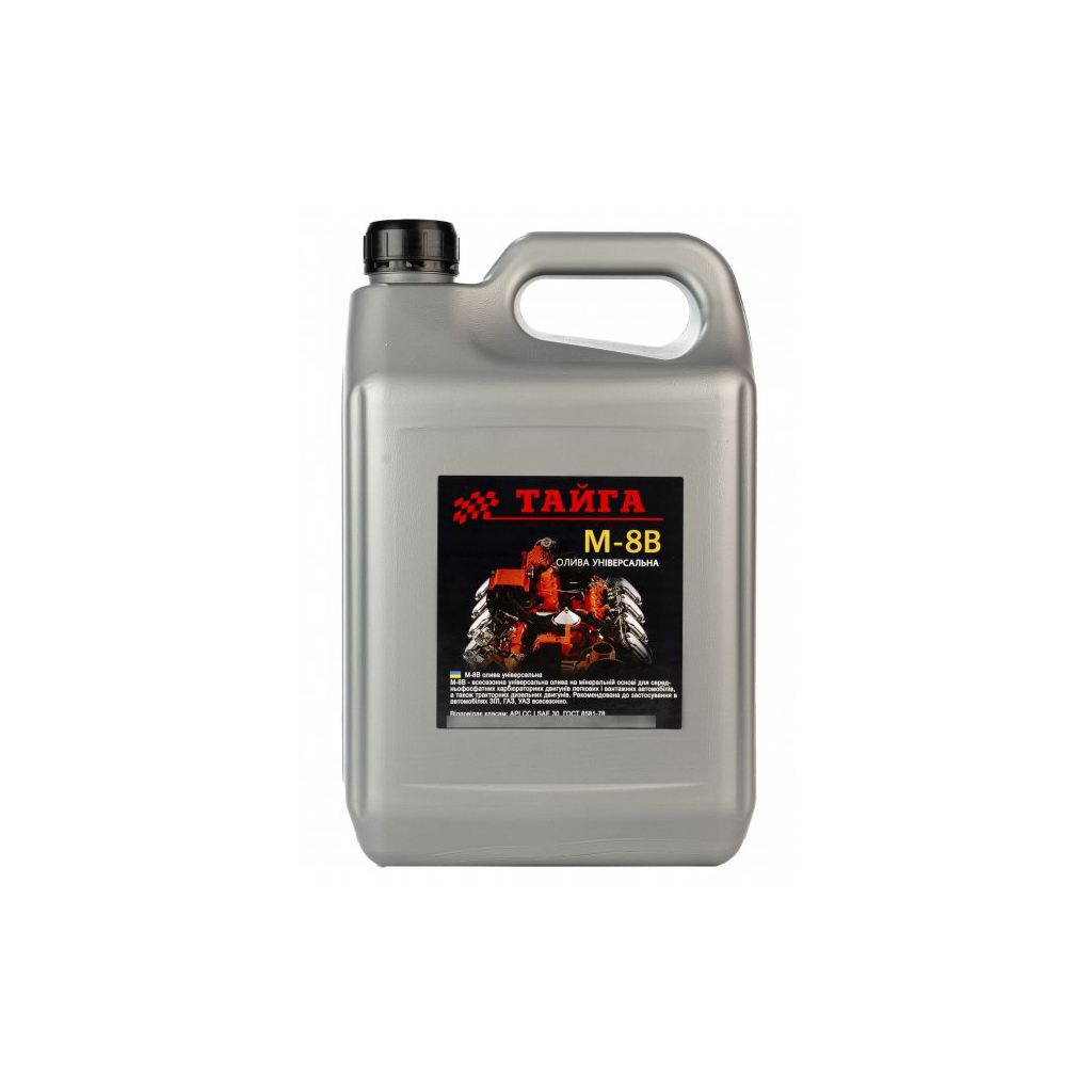 Моторна олива ТАЙГА М-8 кан. 5л ПЕТ (3,6кг) - зображення 1
