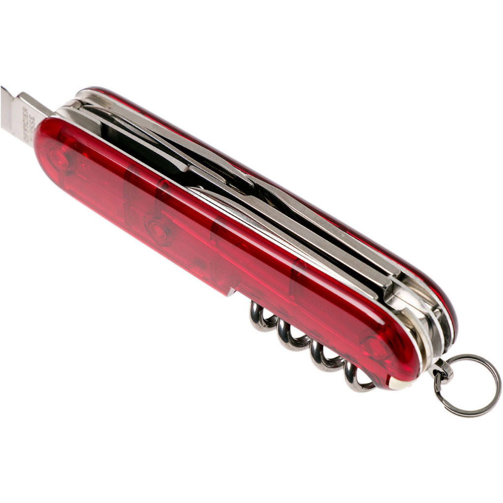 Ніж Victorinox Climber Transparent Red Blister (1.3703.TB1) - зображення 5