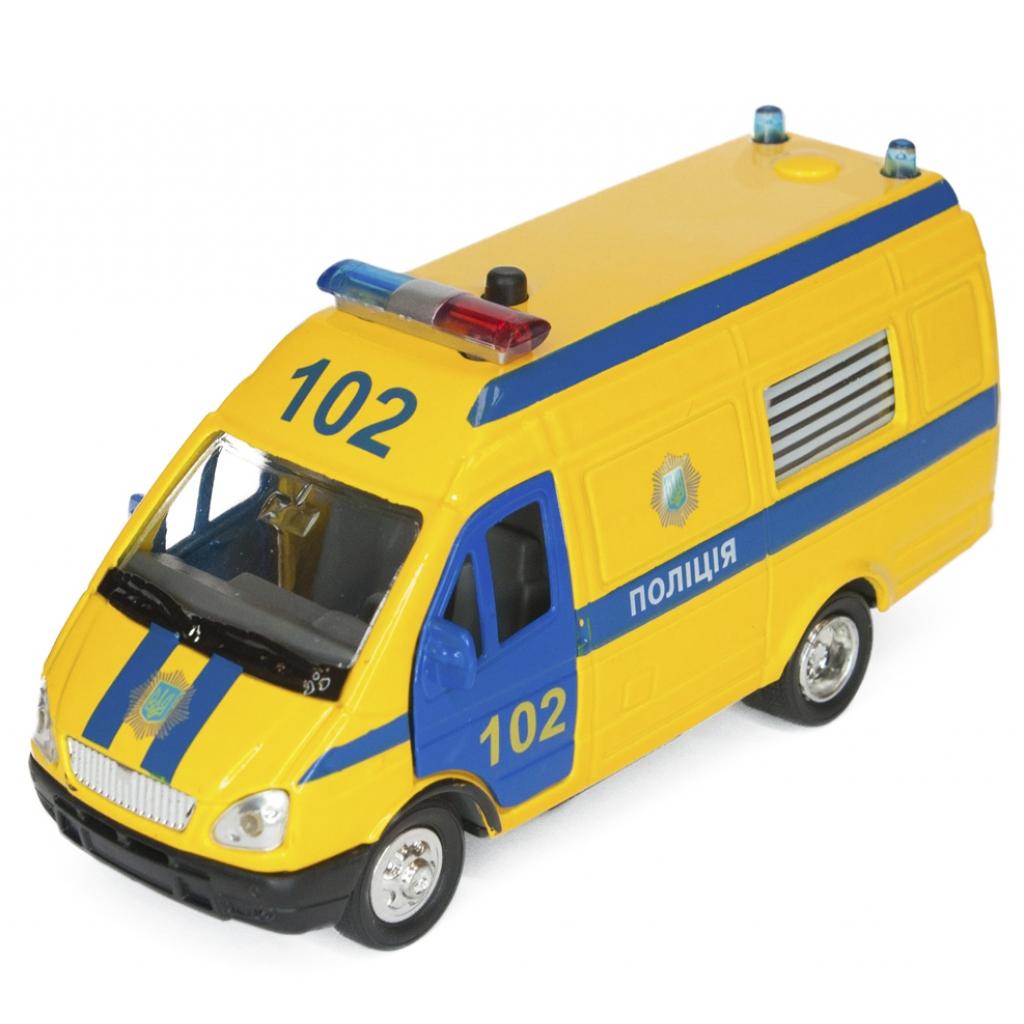 Спецтехніка Технопарк Газель Поліція жовта (CT-1276-17PU) - зображення 1