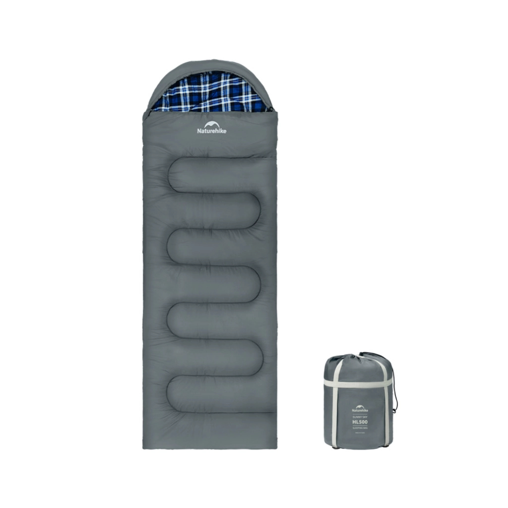 Спальний мішок Naturehike з капюшоном Clear Sky CNK2450WS042, сірий (6927595792049) - зображення 1