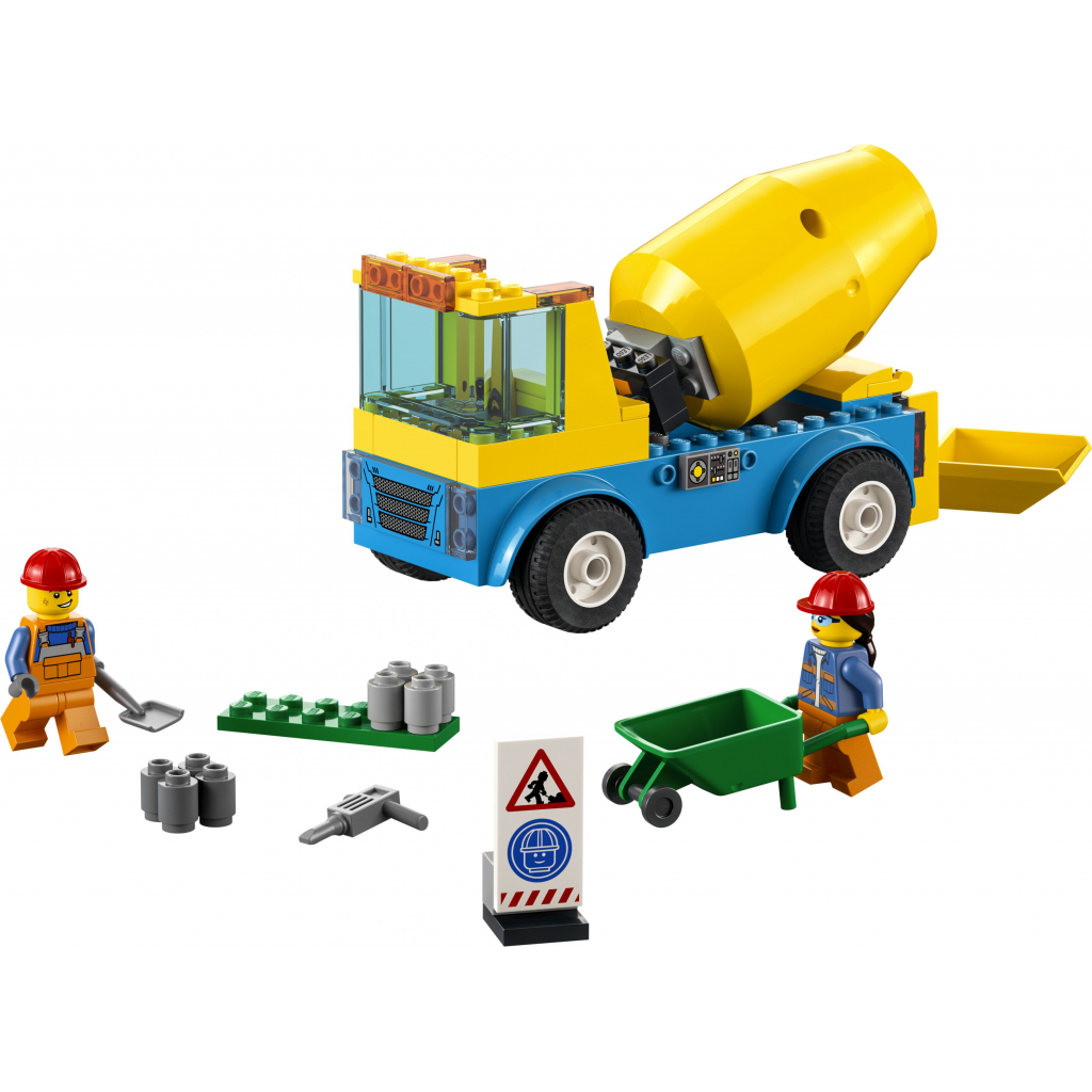 Конструктор LEGO City Great Vehicles Бетонозмішувач 85 деталей (60325) - зображення 2