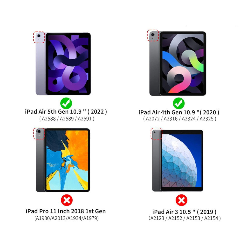 Чохол до планшета BeCover Soft Edge Apple iPad Air (4/5) 2020/2022 10.9" Green (711121) - зображення 7