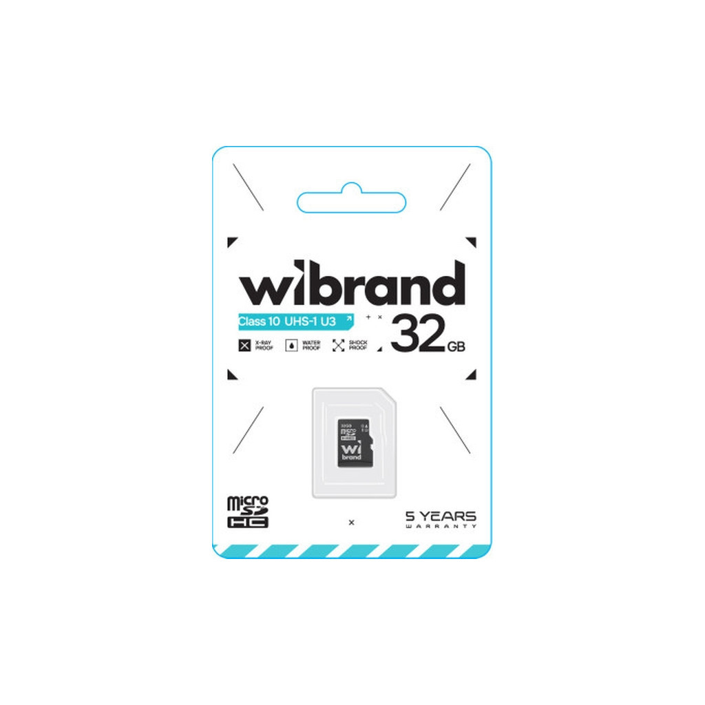 Карта пам'яті Wibrand 32GB mictoSD class 10 U3 (WICDHU3/32GB) - зображення 2