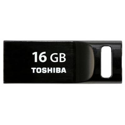 USB флеш накопичувач Toshiba 16GB Suruga Black USB 2.0 (THNU16SIPBLACK(BL5) - зображення 1