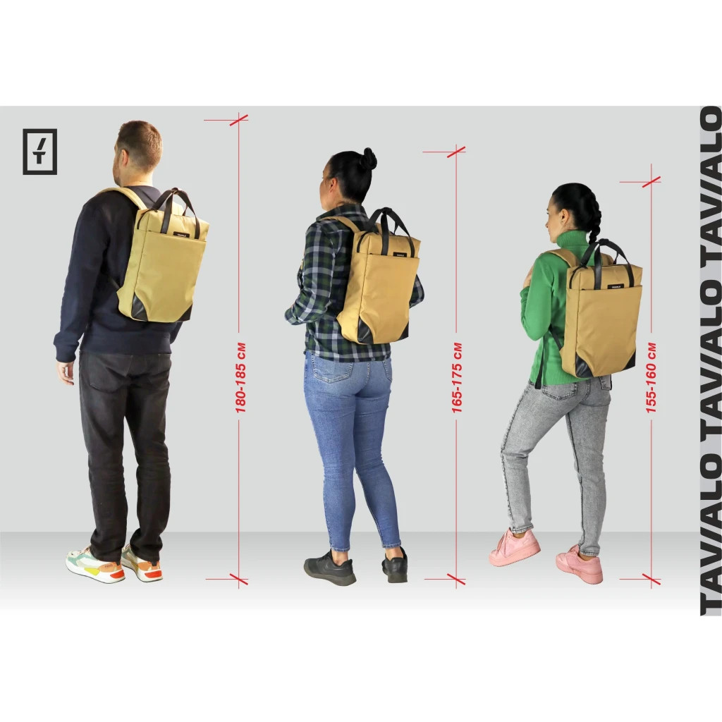 Рюкзак для ноутбука Tavialo 15.6" CityLife TC11.5 beige 11,5л (TC11.5-124KH) - зображення 10