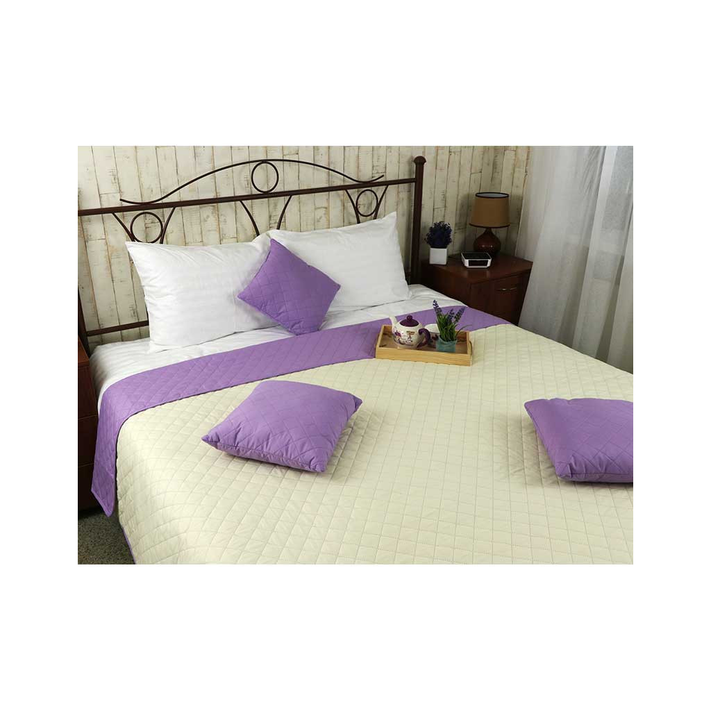 Покривало Руно Двостороннє Севілья бузково-молочне 150х212 см (360.52У_Севілья) - зображення 6