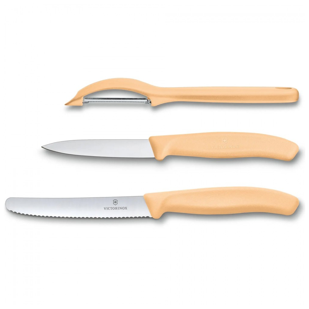 Набір ножів Victorinox SwissClassic Paring Set 3 шт Universal Orange (6.7116.31L92) - зображення 2