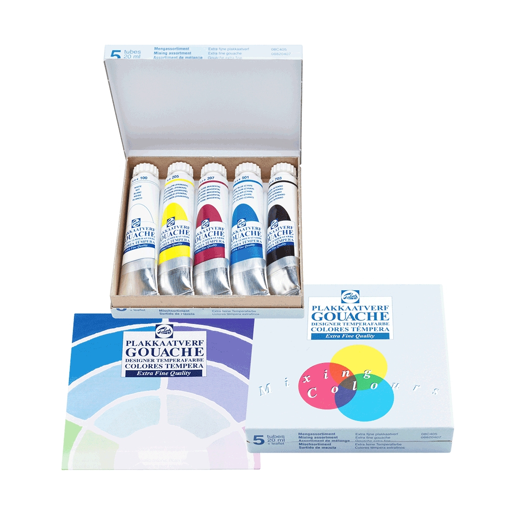 Гуашеві фарби Royal Talens Talens Mixing Set, 5 кольорів по 20 мл (8712079056124) - зображення 2
