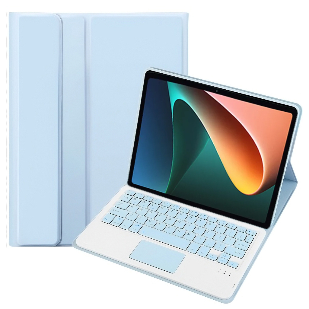 Чохол до планшета BeCover Keyboard+TouchPad Xiaomi Redmi Pad SE 11" Light Blue (712398) - зображення 2