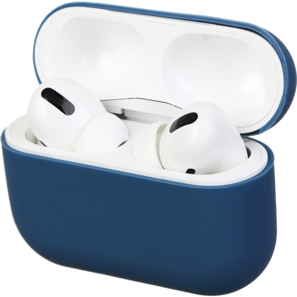 Чохол для навушників Armorstandart Ultrathin Silicone Case для Apple AirPods Pro Dark Blue (ARM55953) - зображення 1