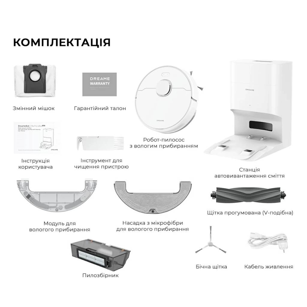Пилосос Dreame Bot D10 Plus Gen 2 (RLD32GD) - зображення 2