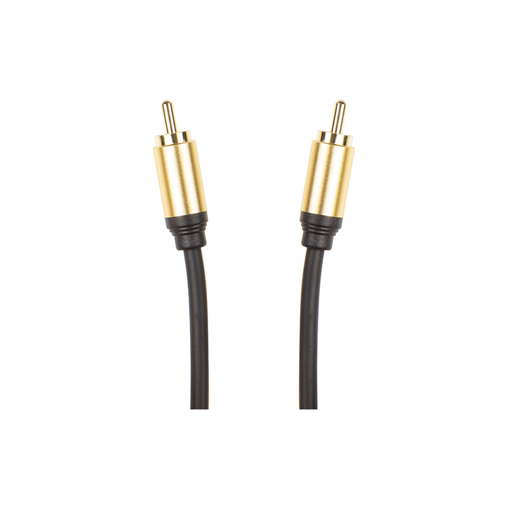 Кабель мультимедійний 1xRCA M to 1xRCA M 1.0m PowerPlant (CA911752) - зображення 2