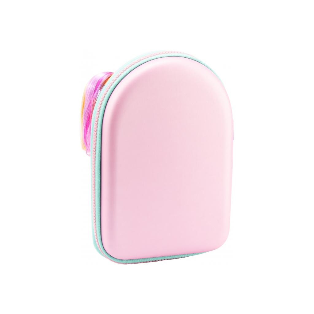 Пенал Cool For School Об'ємний 4D Із зачіскою 1 відділення Рожевий (QT-5731-Pink) - зображення 2