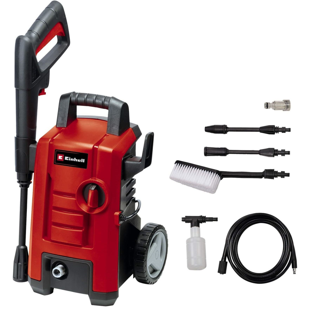 Мийка високого тиску Einhell TC-HP 130, 1500Вт, 130бар, 390л/год, шланг 5м, 5.1кг (4140750) - зображення 1