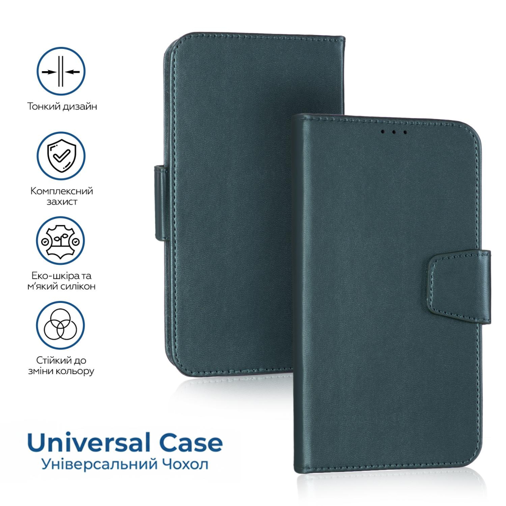 Чохол до мобільного телефона XoKo Book Universal Smartphone 6.0-6.2" Green (XK-UNCS-GR62) - picture 11