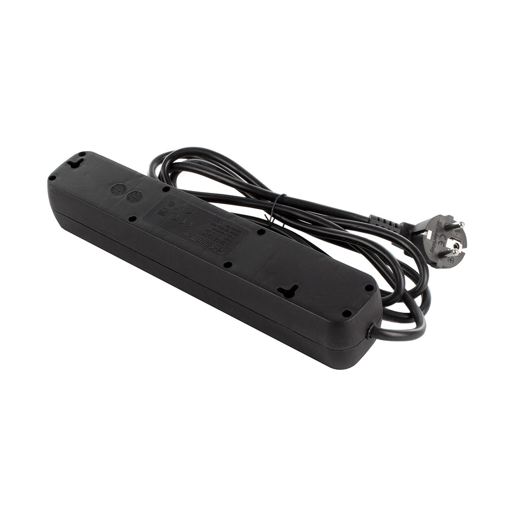 Мережевий фільтр живлення ColorWay CW-PSEA42BK /2M black (CW-PSEA42BK) - зображення 4