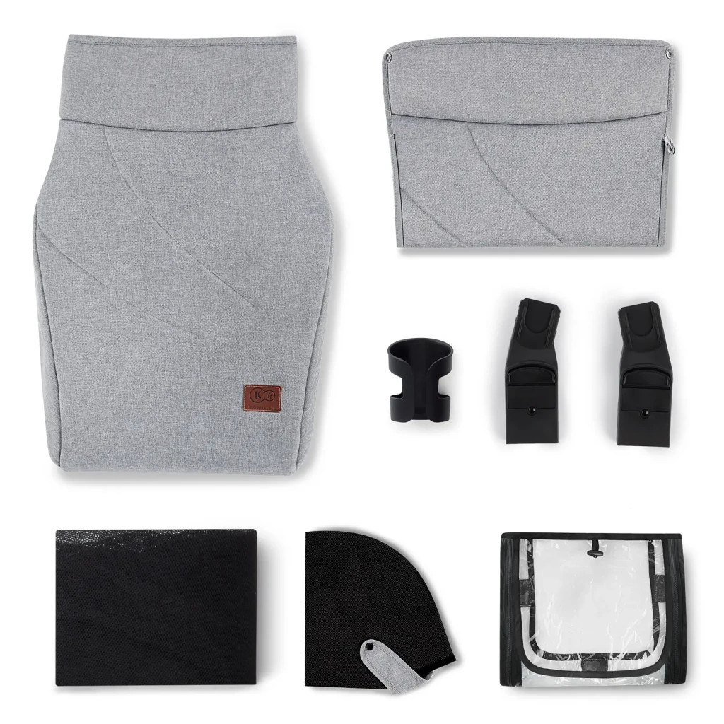 Коляска Kinderkraft 2 в 1 Everyday 2 Light Gray (KSEVER00LGR20BS) (5902533917563) - зображення 12