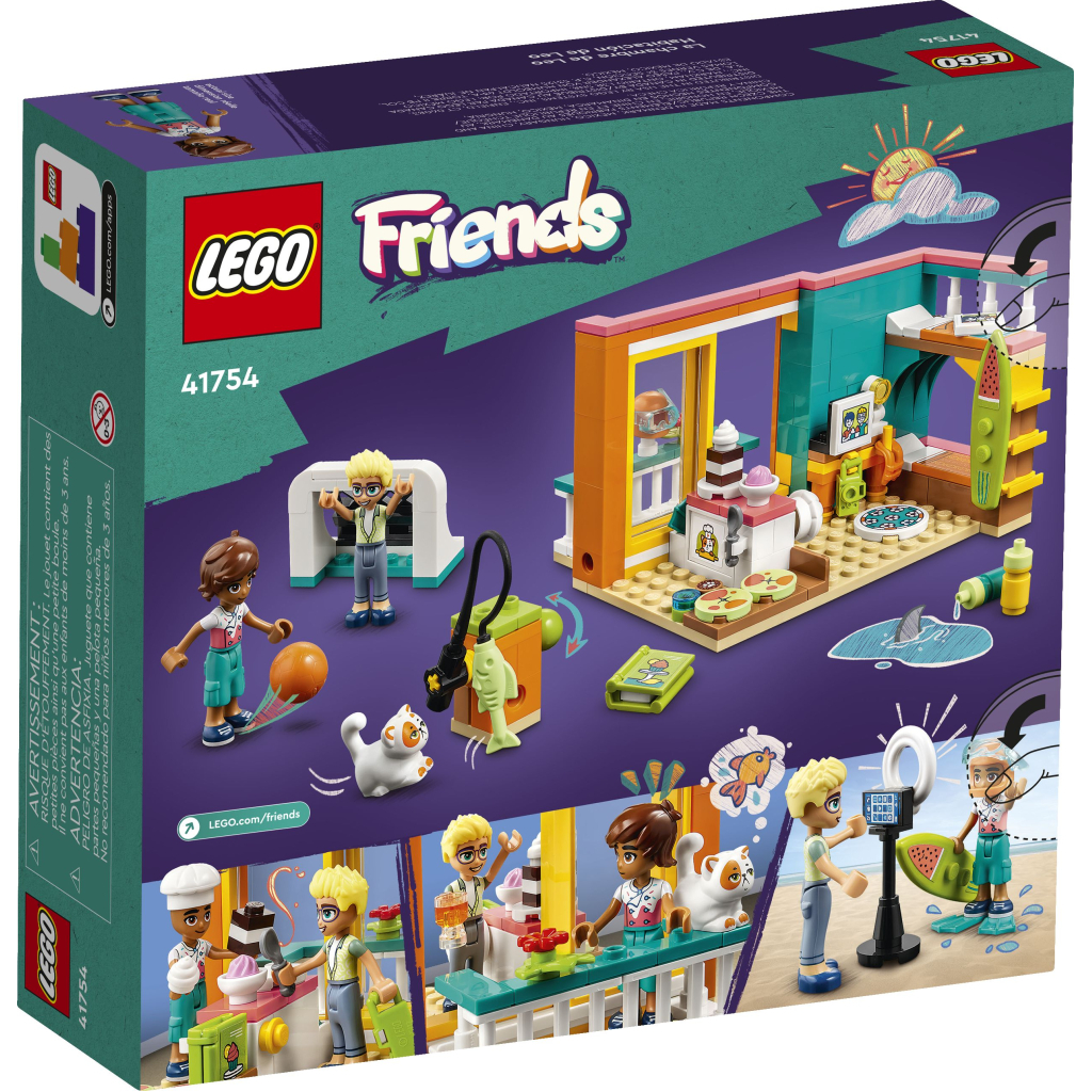 Конструктор LEGO Friends Кімната Лео 203 деталей (41754) - зображення 8