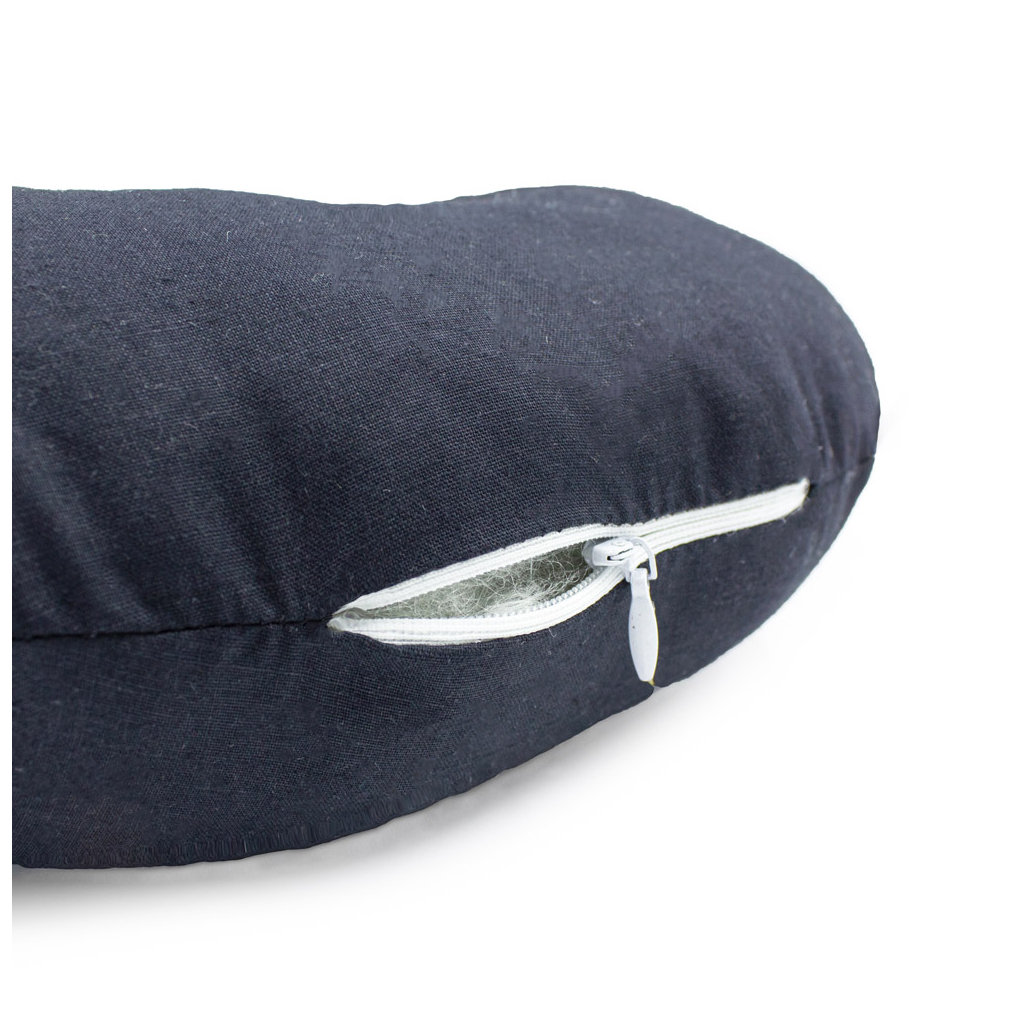 Подушка MirSon для подорожей №8744 Naturale Line 16-9000 Black Stone 50% Memory (2200006348290) - изображение 2