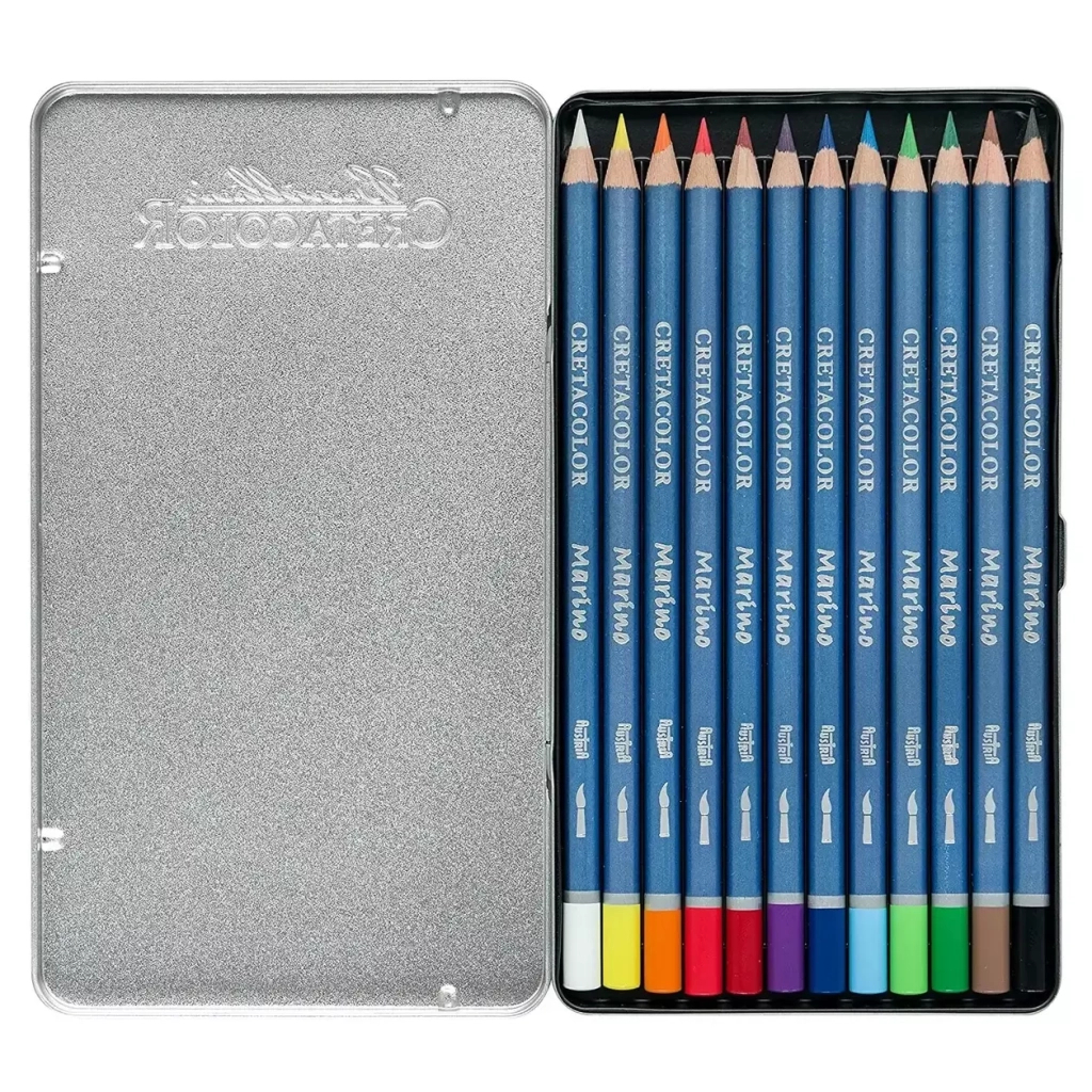 Олівці кольорові Cretacolor Marino акварельні 12 кольорів (9002592240124) - изображение 2