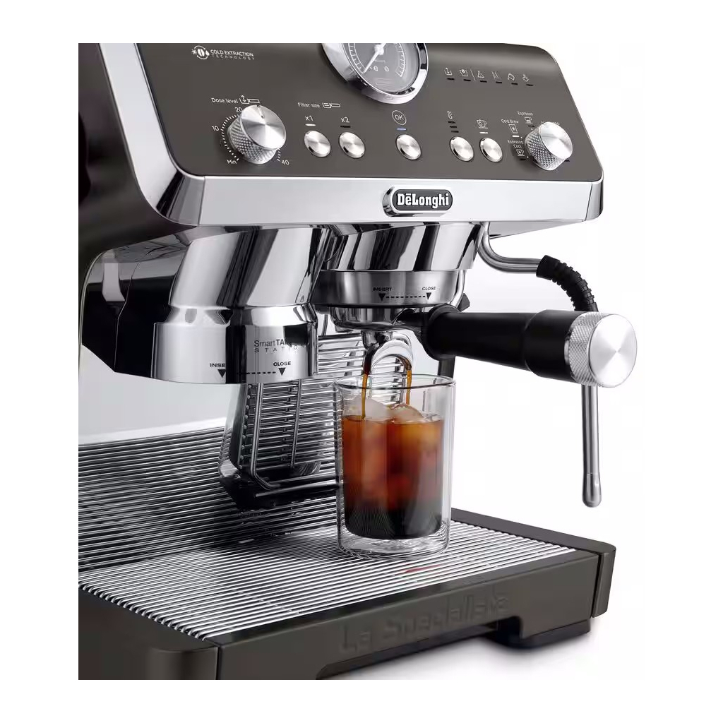 Ріжкова кавоварка еспресо DeLonghi EC 9555 BK - зображення 3