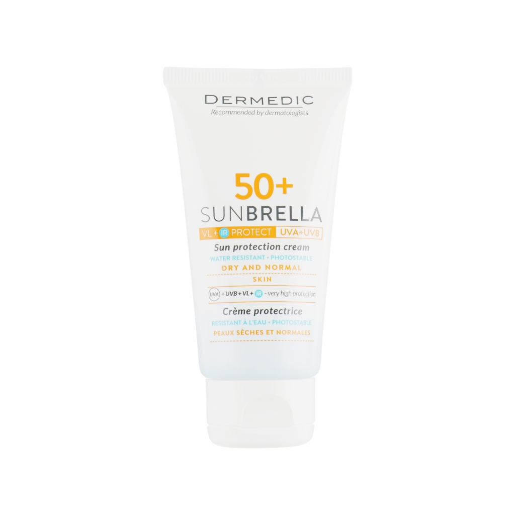 Засіб від засмаги Dermedic Sunbrella Сонцезахисний крем SPF 50+ Для сухої та нормальної шкіри 50 г (5906739783007) - зображення 2