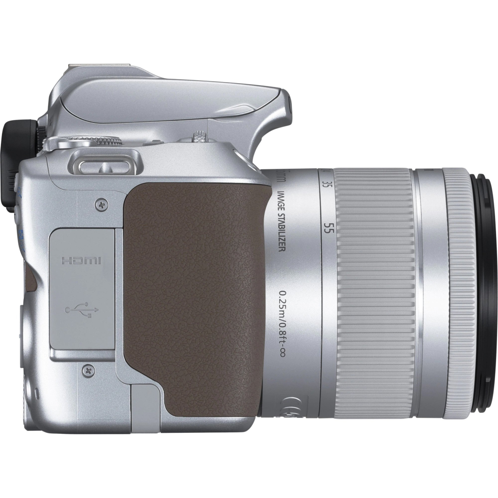 Цифровий фотоапарат Canon EOS 250D kit 18-55 IS STM Silver (3461C003) - зображення 4