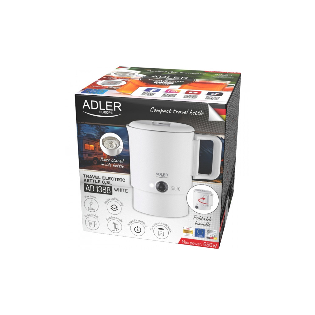 Електрочайник Adler AD 1388w - зображення 7