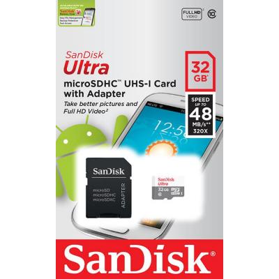 Карта пам'яті SanDisk 32GB microSD class 10 UHS-I Ultra (SDSQUNB-032G-GN3MA) - зображення 4