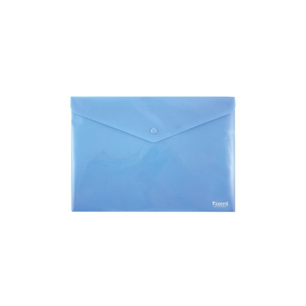 Папка - конверт Axent А4, textured plastic, blue (1412-22-А) - зображення 1