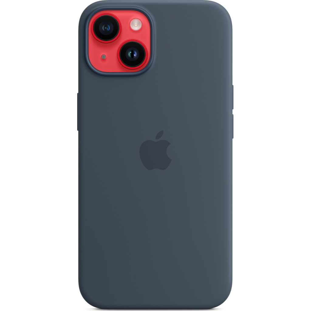 Чохол до мобільного телефона Apple iPhone 14 Plus Silicone Case with MagSafe - Storm Blue,Model A2911 (MPT53ZE/A) - зображення 5